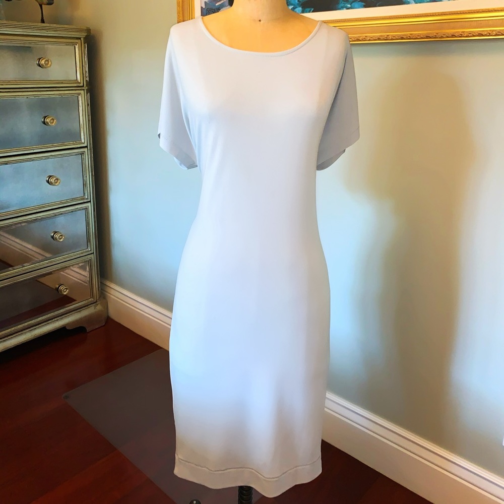 Sky Blue Midi Dress